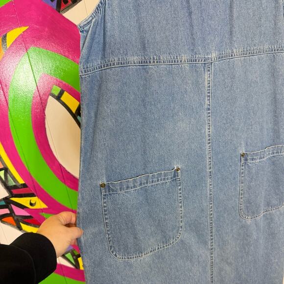 Studio Wear Petite Denim Maxi Dress. Size Petite Medium. In excellent condition. - Picture 2 of 6